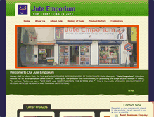 Tablet Screenshot of juteemporium.com